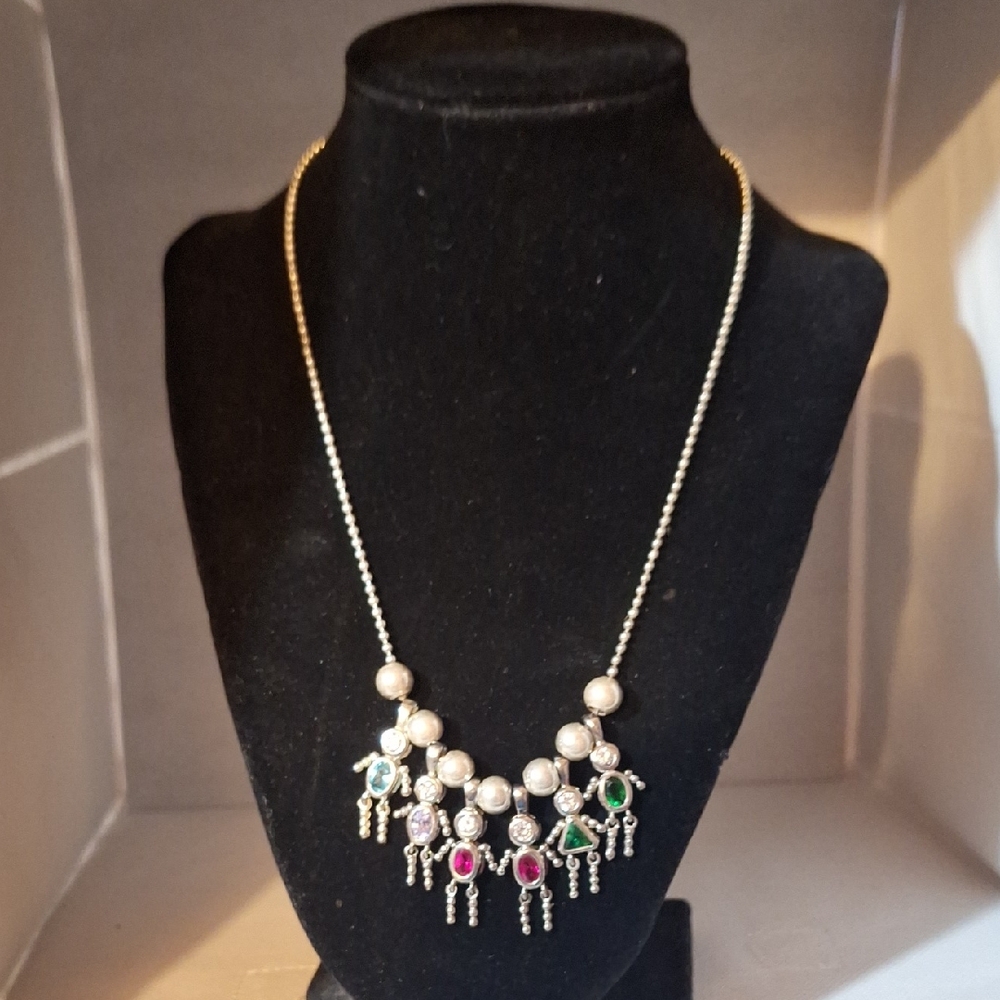 Elegant Multi-Color Gemstone Necklace